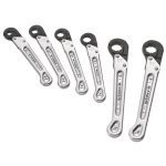 Facom 70A.JN6 6 Pce. Ratchet Flare Nut Wrench Set
