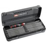 Facom ACL.2A15 Protwist 3 in 1 Ratcheting Screwdriver With 14 Long Blades Supplied In Plastic Case