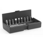 Facom AME.B4 Set of 9 Bits and Bit Holder – Slotted, Phillips, Hexagon