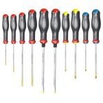 Facom AT.J10 Protwist® 10 Piece Slotted, Phillips and Pozi Screwdriver Set