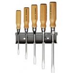 Facom ATHH.JS5 5 Pce. Slotted Wood – Handle Screwdriver Set