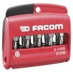 Facom E.114 11 Pce. Security Torx Plus Screwdriver Bit Set