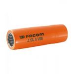 Facom J.16LAVSE 3/8" Dr. 1000V Insulated 12 Point Long Socket 16mm