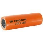 Facom J.19LAVSE 3/8" Dr. 1000V Insulated 12 Point Long Socket 19mm