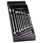 Facom MOD.440-4 13 Piece Imperial Combination Spanner Set Supplied in Plastic Module Tray 1/4-15/16" AF