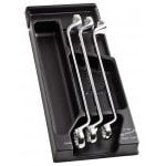 Facom MOD.55-2 3 Piece Metric Offset Ring Spanner Wrench Set Supplied in Plastic Module Tray 21-28mm
