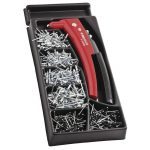 Facom MOD.Y105 Riveting Pliers & Rivets Supplied in Plastic Module Tray