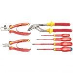 Facom VE.A2 7 Piece 1000v VDE Insulated Electricians Pliers & Screwdriver Set