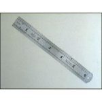 FISHER 6" / 150mm DOUBLE SIDED STEEL RULE