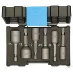Gedore 666-006 6 Piece 1/4" Drive Magnetic Nut Setter Bit Set 7-13mm
