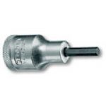 GEDORE IN 19 1/2" Dr. HEXAGON BIT SOCKET 4mm