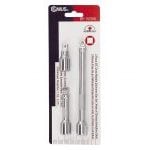 Genius Tools BE-32306 3 Pce. 3/8" Drive Wobble Extension Bar Set