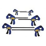 Irwin Quick-Grip One-Handed Mini Bar Clamp 6 Pack, 2 of each 4", 6", & 12",