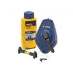 Irwin Straight-Line 64494LP 30 Metre Chalk Line Kit with Blue Chalk & Level