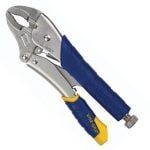 Irwin Vise-Grip 7WR Fast Release Curved Locking Jaw Pliers with Wire Cutter – 7" / 175mm