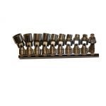 KING DICK 1/4" Dr SWIVEL UNIVERSAL SOCKET SET