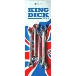 KING DICK 4 Pce. DOUBLE FLARE END SPANNER SET