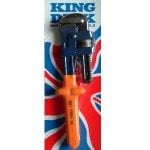 King Dick INSSPW210 ‘Live Line’ 100V VDE Insulated Stillson Pipe Wrench 10"