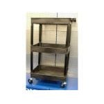 KING DICK PTT3R2 PLASTIC TOOL TROLLEY 3 SHELVES ONE FLAT