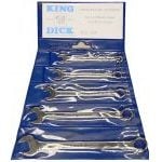 King Dick TKC5M 5 Piece Metric Combination Spanner Set 7-17mm