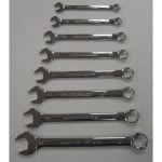 King Dick TKC8A 8 Piece Imperial Combination Spanner Set 3/8"-7/8" AF