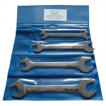 King Dick TKO4W 4 Piece Whitworth Open Ended Spanner Set 1/8"-9/16" BSW