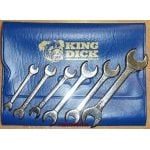 King Dick TKO760W Miniature Open End Spanner Set 0BA-10BA
