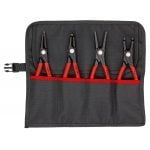 Knipex 00 19 57 V01 4 Piece Circlip Plier Set In Tool Roll