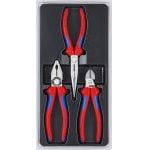 Knipex 00 20 11 3 Piece Plier Assembly Set (Combi, Snipe & Cutter)