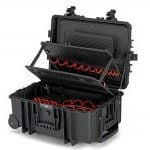 Knipex 00 21 37 LE “Robust45 Move” Empty Professional Fly Case Mobile Plastic Tool Box