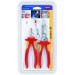 Knipex 00 31 30 BK 2 Piece VDE Side Cutter Installation Pliers & LED Set
