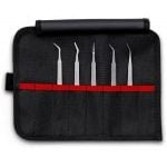 Knipex 92 00 03 SMD 5 Piece Precision Tweezers Set