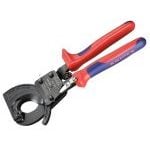 Knipex 95 31 250 Cable Shears Ratchet Action Multi-Component Grip 250mm (10in)