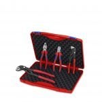Knipex PBA100 4 Piece Basic Plumbing Starter Tool Kit In Case (PrimeTools Exclusive)