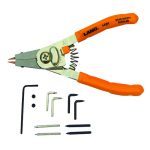 Lang Tools (Made in USA) 1421 Interchangeable Circlip Pliers & Tip Set 8 – 26mm