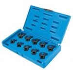 Laser 4757 3/8" Drive 10 Piece Crowfoot Wrench Set 10-19mm