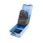 PRESTO 25 Pce. HSS DRILL SET 1 – 13mm x 0.5mm In Sturdy Index Case