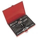 Sealey AK3028 Tap & Die Set 28pc Split Dies Metric