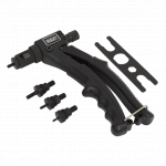 Sealey AK3986 Threaded Nut Riveter Nutsert Riv-nut Captive Nut Insert Tool