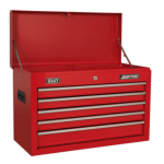 Sealey AP225 Topchest 5 Drawer with Ball-Bearing Slides – Red