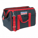 Sealey AP500 Heavy Duty 20" Tote Tool Bag Storage Case Padded Base – 24 pockets