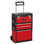 Sealey AP548 Mobile Steel/Composite Toolbox – 3 Compartment