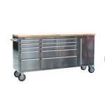 Sealey AP7210SS 10 Drawer & Cupboard Mobile Tool Cabinet – Stainless Steel