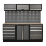 Sealey APMSSTACK07W Superline Pro Storage System With Wood Worktop – 2 Metre