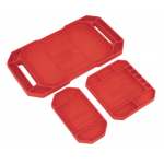 Sealey APNST4 Flexible Tool Trays Non-Slip – Pack of 3