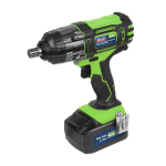 Sealey CP400LIHV 18volt Cordless 1/2" Impact Wrench Gun 3Ah Li-ion Battery + Charger