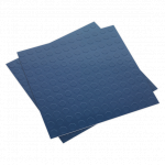 Sealey FT2B Vinyl Floor Tile with Peel & Stick Backing – Pack of 16 Tiles – Blue “Coin” design