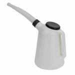 Sealey JDL5 Plastic Oil Can / Measuring Jug with Flexible Hose & Lid – 5 Litres