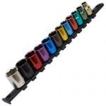 Sealey Premier AK2873 12 pce 3/8" Drive Multi Coloured Socket Set Metric 8 – 19mm 6 Point