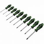 Sealey Premier AK4324HV 10 pce GripMax Trx-Star Torx Screwdriver Set T7-T40 Magnetic Tip